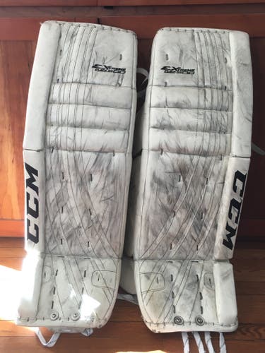 Used 35" Extreme Flex Pro Goalie Leg Pads Pro Stock