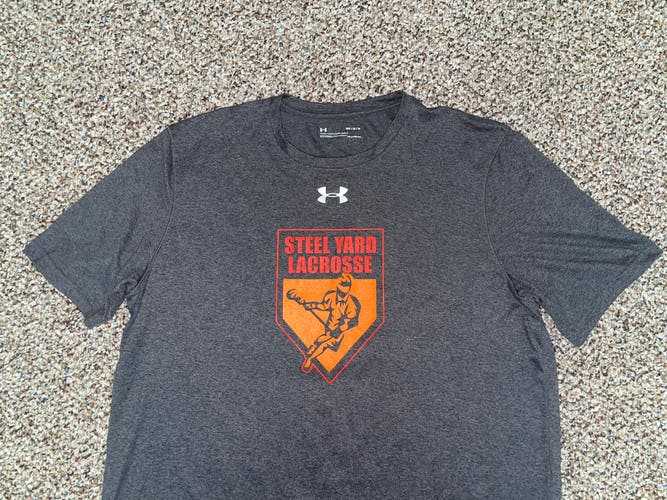 Brand New Under Armour Steel Yard Sports Lacrosse Shirt Size Medium