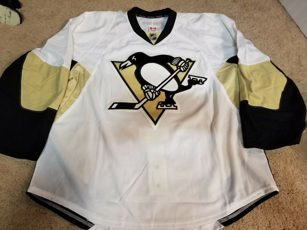 NEW PITTSBURGH PENGUINS 2008 Black Reebok 2.0 PRO Player Game Issued Jersey 58 