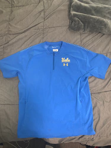 UCLA Baseball Used Large Under Armour Hitting Jacket