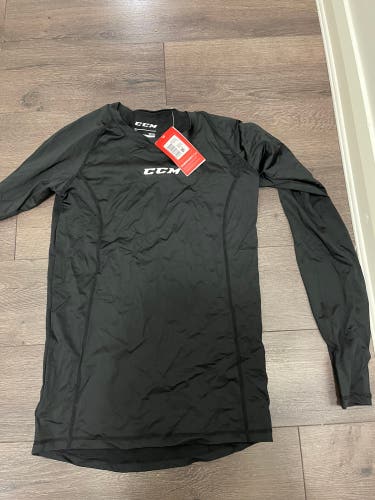 Black Adult Large CCM Compression 2 Pants And Shirt