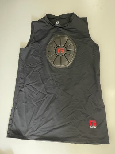 G-Form Youth Chest (Sternum) & Back Guard - Baseball - Youth XL - Black