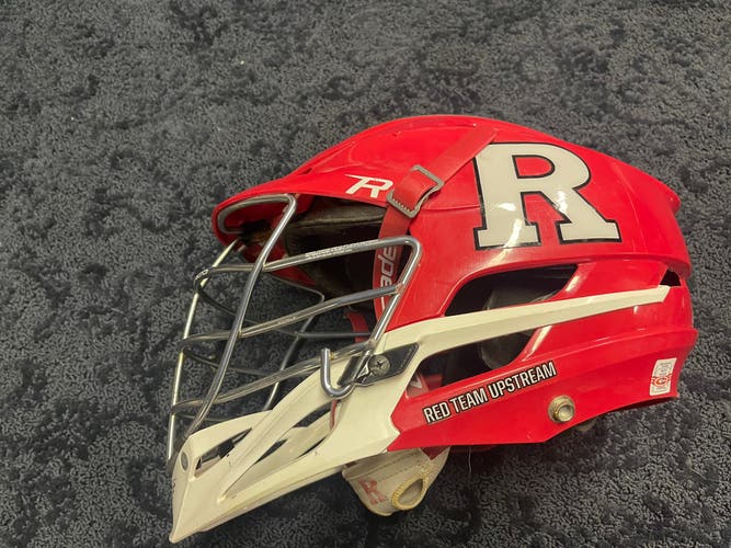 Rutgers Mens Lacrosse Cascade R Helmet - Red