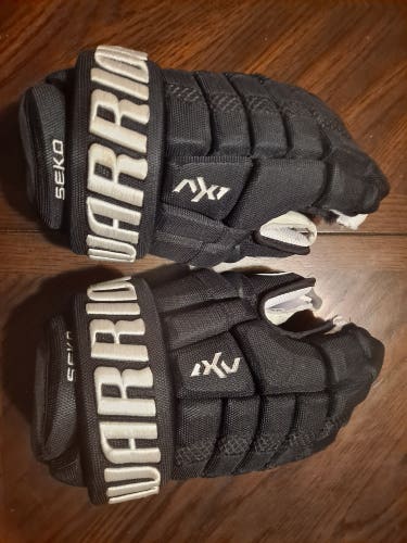 Andrej Sekera Dallas Stars Game Used Warrior AX1 Pro Gloves 14" Pro Stock