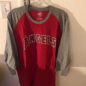 Los Angeles Angels 47 brand men’s MLB 3/4 sleeve tee XL
