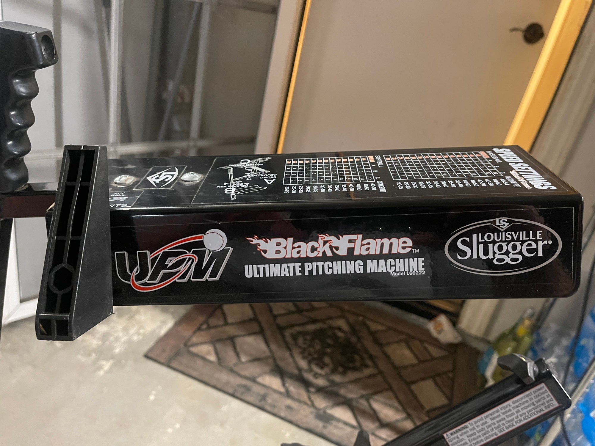 Louisville+Slugger+Black+Flame+Pitching+Machine+-+L60222 for sale online