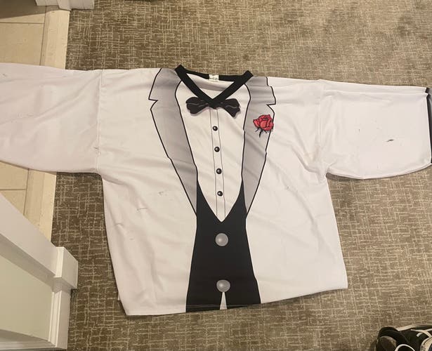 Tuxedo Hockey Goalie Jersey - Made in Canada