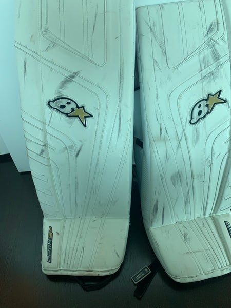 Used 32+1" Brian's OPTiK 2 Goalie Leg Pads