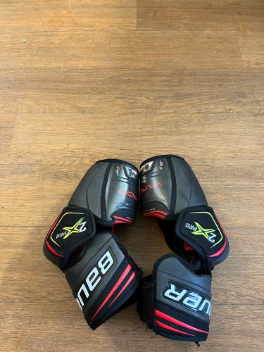 Used Large Bauer VAPOR 2X PRO Elbow Pads