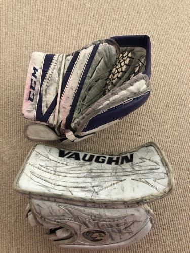 Vaughn V4 Blocker And CCM Lefevre Glove