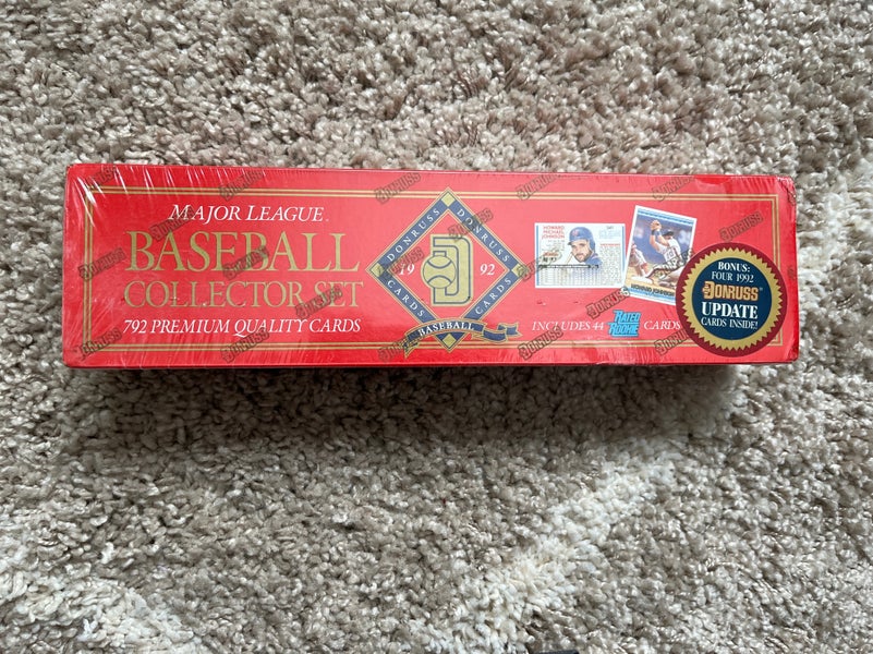 Sealed donruss 1992 baseball collector set