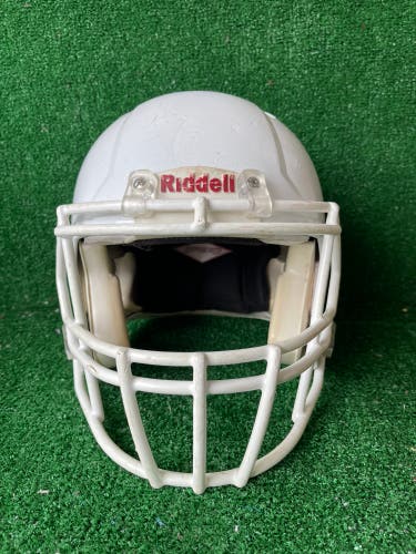 Adult Medium - Riddell Speed Football Helmet - White