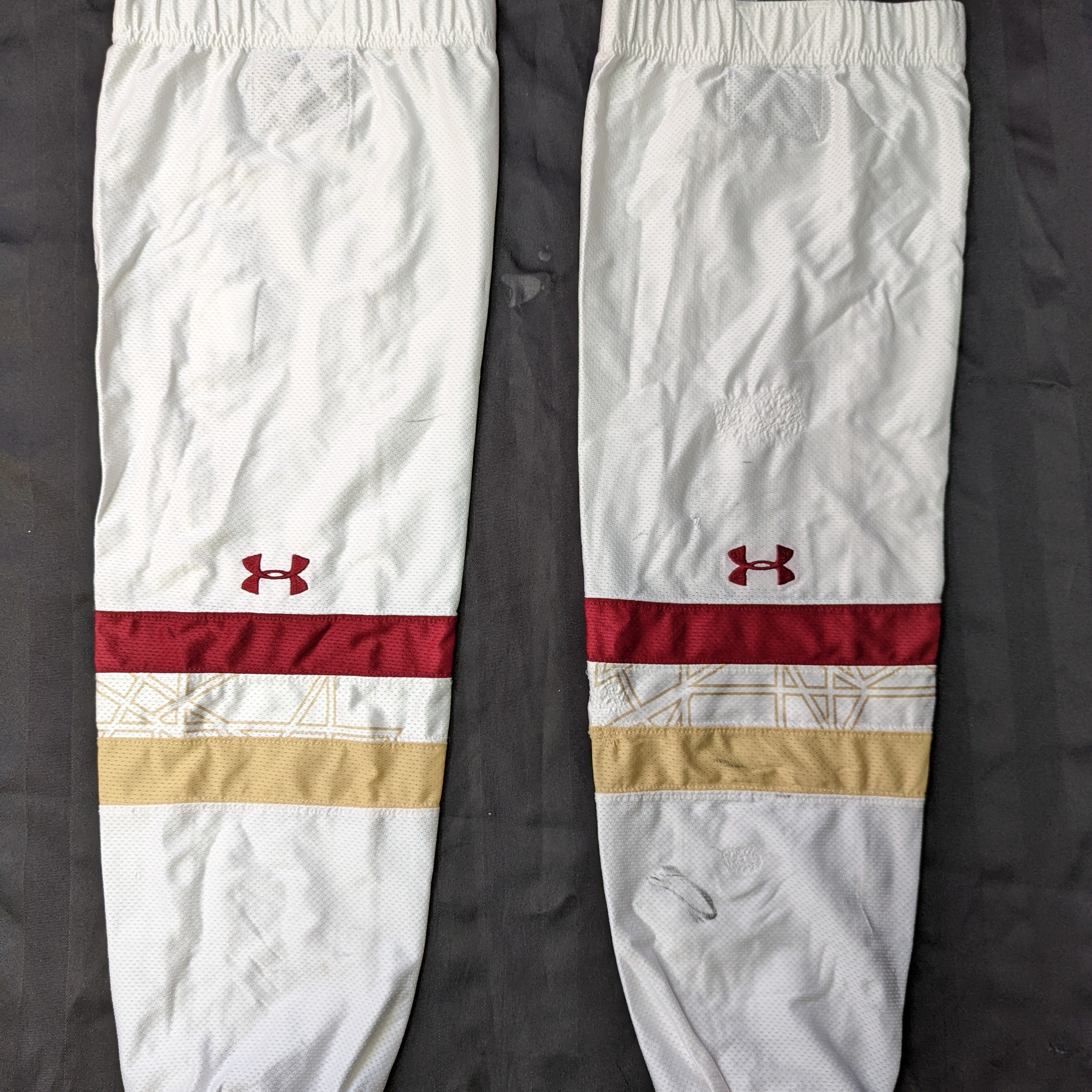 NCAA - Used Under Armour Hockey Socks (Maroon/Gold/White/Grey) –  HockeyStickMan