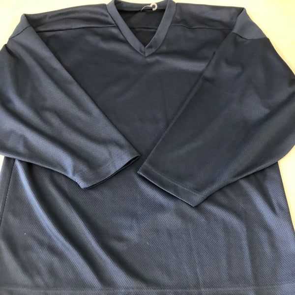 Navy Blue FLO-TECH mens small hockey jersey