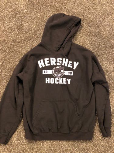 Hershey Bears Brown Used Adult Large Pullover Hoodie