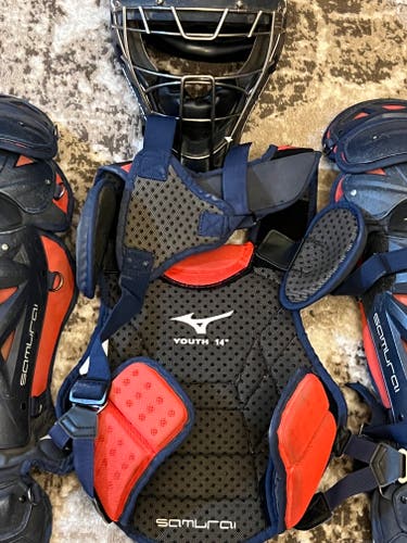 Used Mizuno Samurai Catcher's Set