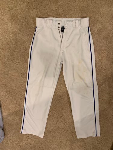 Holloway White adult Medium baseball pants