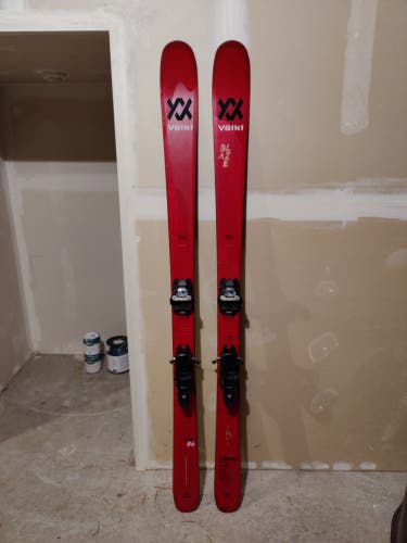 SALE! FREE shipping! Used Unisex 2022 Volkl Blaze 86 Skis With 2022 Marker Squire Bindings