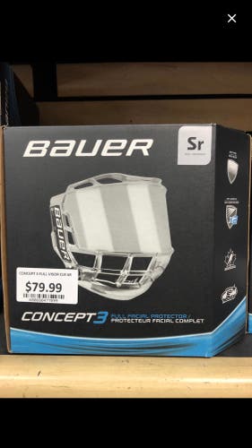 New  Bauer  Concept 3 Helmet