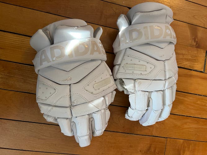 Used Player's Adidas 13" Freak Lacrosse Gloves