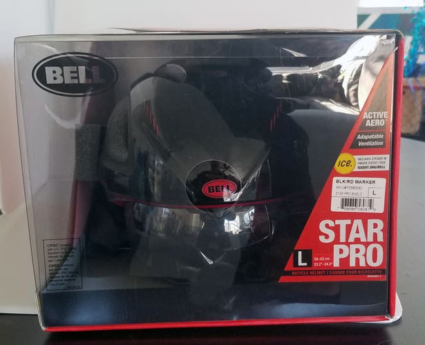 New Large Bell Pro Star Bike Helmet Road Bike