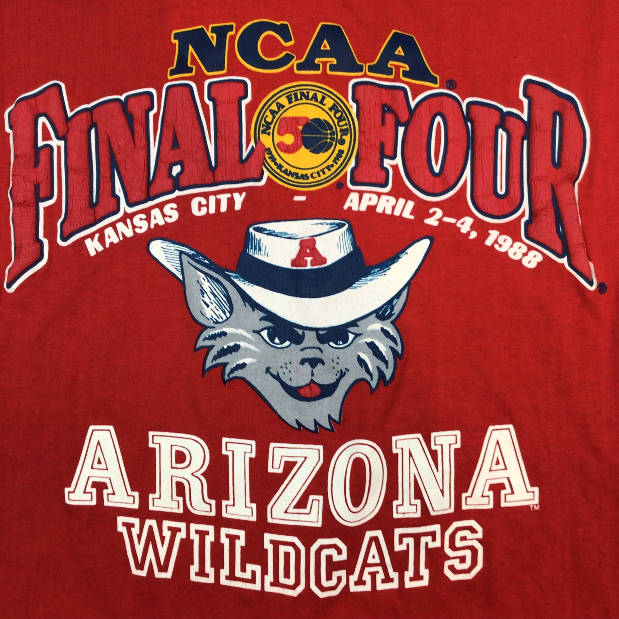 Vtg Arizona Wildcats UofA 68 Jersey Off The Ranch Made In The USA