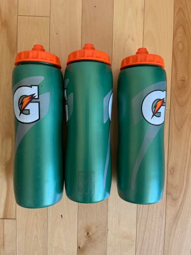 3 Gatorade water bottles