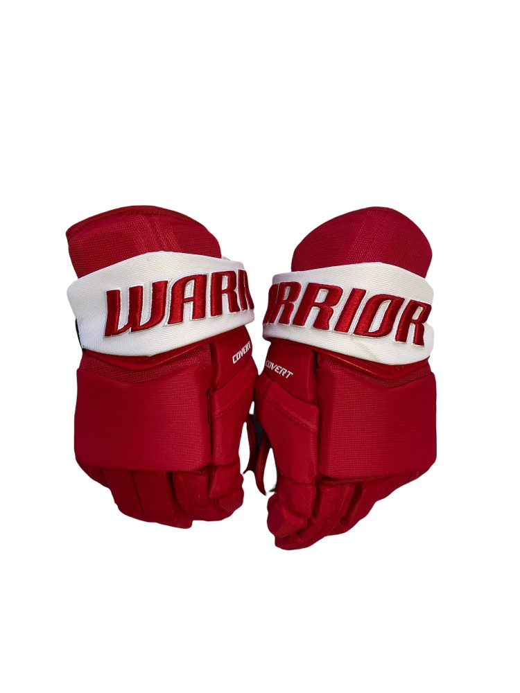 New Warrior Covert 15” Pro Stock Gloves Red/White