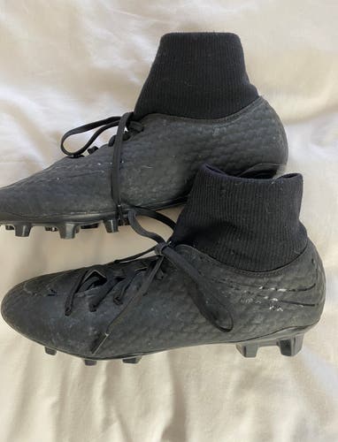 Black Men's Molded Cleats Nike Hypervenoms Cleats