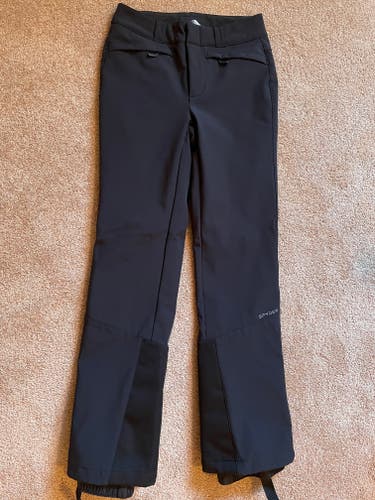 Black Women's Adult New Size 8 Spyder Ski Stretch Pants