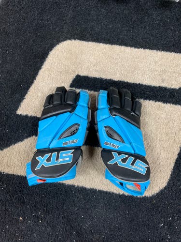 John Hopkins (team Issued) STX Stallion 500 Lacrosse Gloves (Size 12) (used)