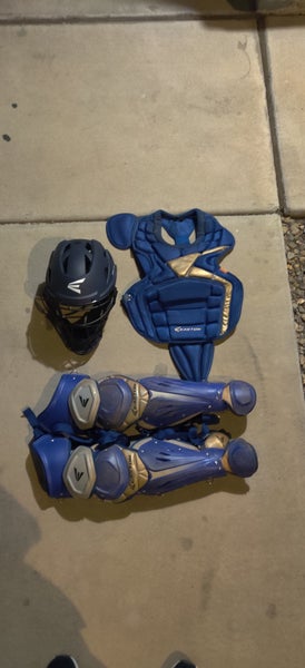 Used Easton Mako II Catcher's Set