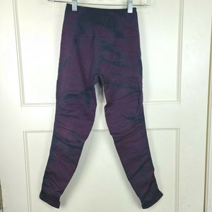Lululemon Women's Ebb And Flow Crop Athletic Work Out Leggings Pants Burgundy 4