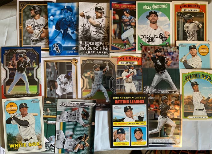 Chicago White Sox Lot -Abreu, Anderson, Robert, Frank Thomas, Kopech