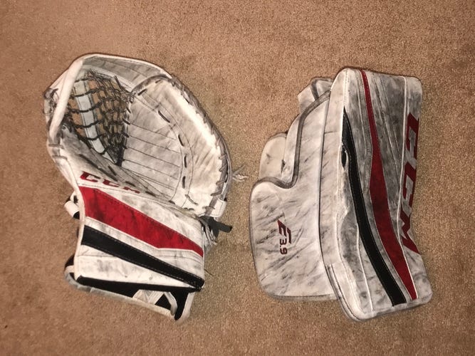 CCM E3.9 Hockey Goalie Glove & Blocker Set