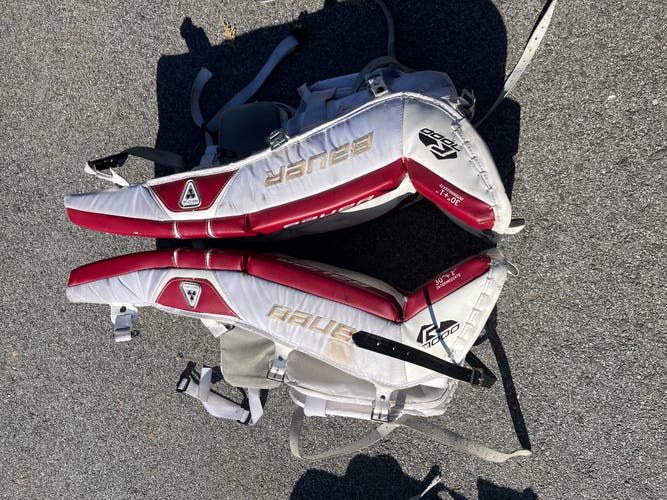 Used 30" Bauer Reactor 7000 Goalie Leg Pads