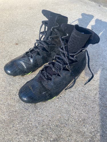 Black Men's Size Men's 10.5 High Top Highlight Cleats