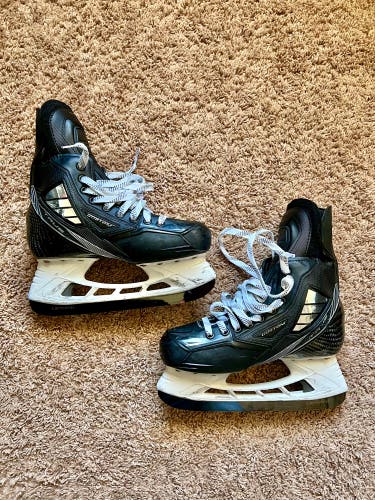 True Custom Hockey Skates - Senior 6.5 Size W/ Extra Steel And Tongues