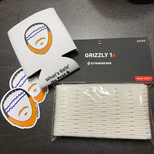 New StringKing Grizzly 1S Semi Soft Goalie Mesh