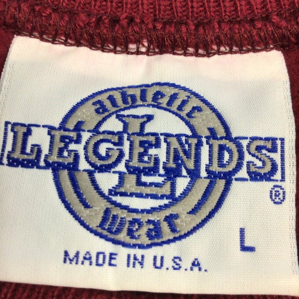 Vintage New York Giants NFL ringer crewneck sweatshirt.