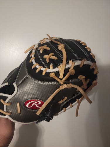 New Rawlings Right Hand Throw Catcher's Heart of the Hide Baseball Glove 34"
