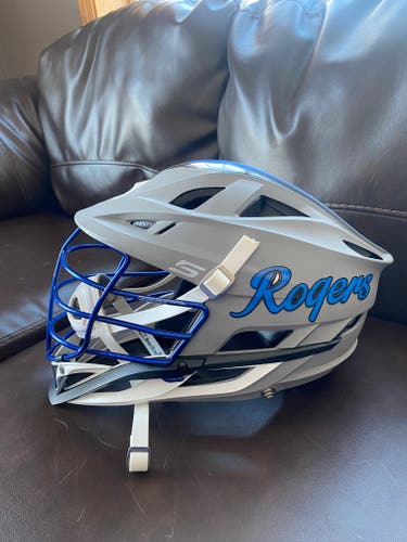 Used 1 season matte gray cascade s helmet