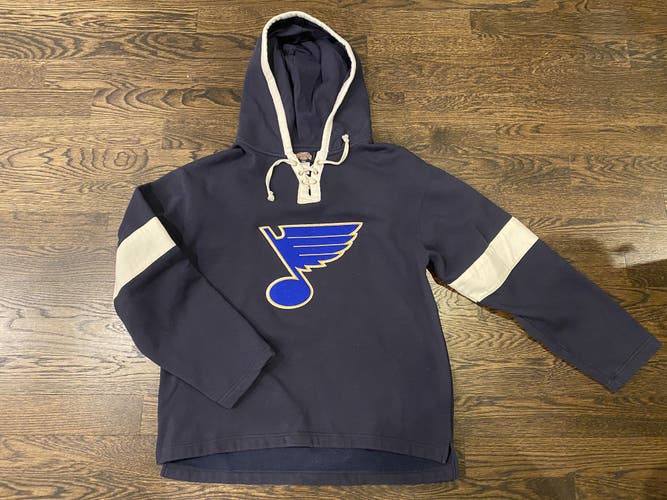 St. Louis Blues OTH Hoodie / Hooded Sweatshirt - Size Medium