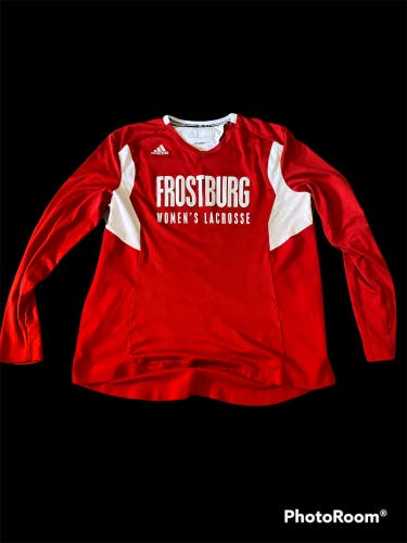 Frostburg State Womens Lacrosse Red Used XL Adidas Shirt