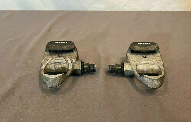 Vintage LOOK Free Arc Clipless Road Bike Cycling Pedals Gray Fast Shipping LOOK