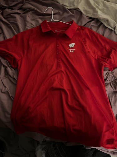 Wisconsin Badgers Womens Golf Shirt