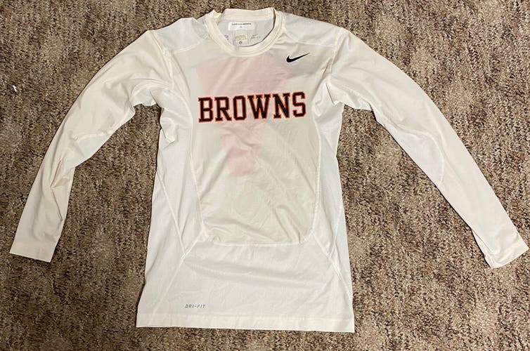 Cleveland Browns Nike pro stock onfield compression shirt sz. L