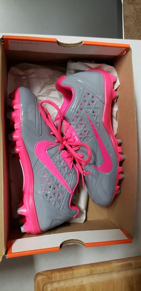 Gray Women's Youth New Size Women's 7.5 Molded Cleats Nike Low Cut Speedlax