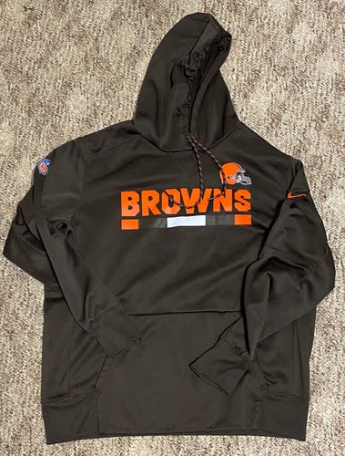 Cleveland Browns Nike Prostock Coach Arthur Tolhurst hoodie sz.XL