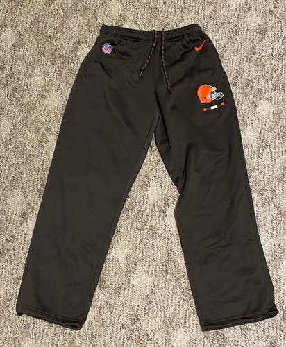 Cleveland Browns Nike Prostock Coach Chris Tabor Onfield Sweatpants Sz. L